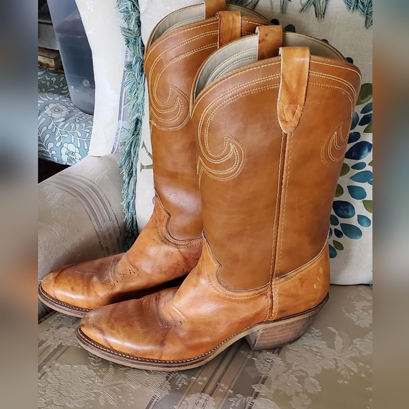 Texas Brand Cowboy Boots 12D Mens - Picture 3 of 5